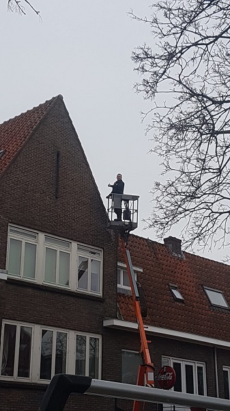  stormschade dak Oegstgeest